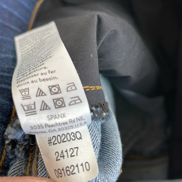 SPANX DISTRESSED SKINNY JEANS #20203R Small - Picture 6 of 14